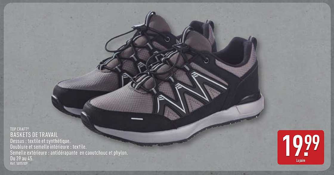 TOP CRAFT BASKETS DE TRAVAIL