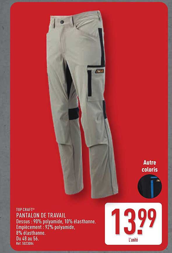 TOP CRAFT PANTALON DE TRAVAIL