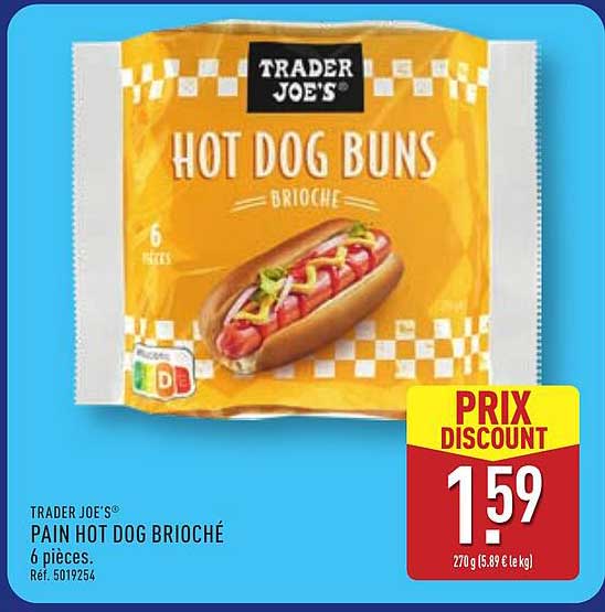 TRADER JOE'S HOT DOG BUNS