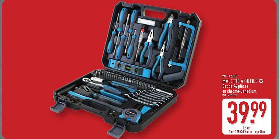 WORKZONE® MALETTE À OUTILS