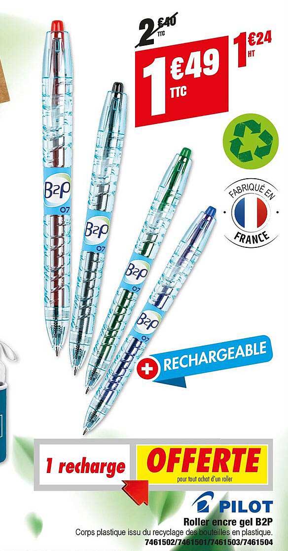 Roller Encre Gel B2p Pilot