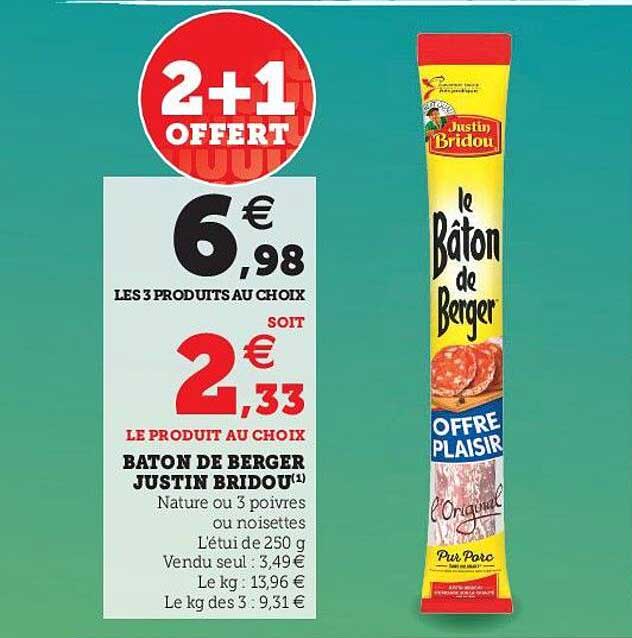 bâton de berger justin bridou