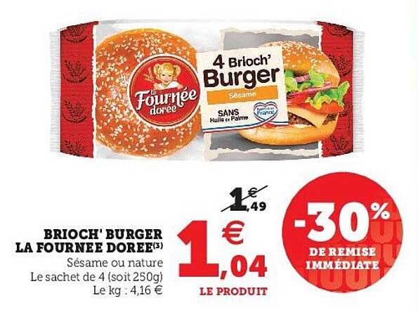 brioch' burger la fournée dorée