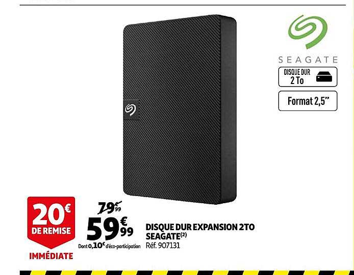 Disque Dur Expansion 2to Seagate