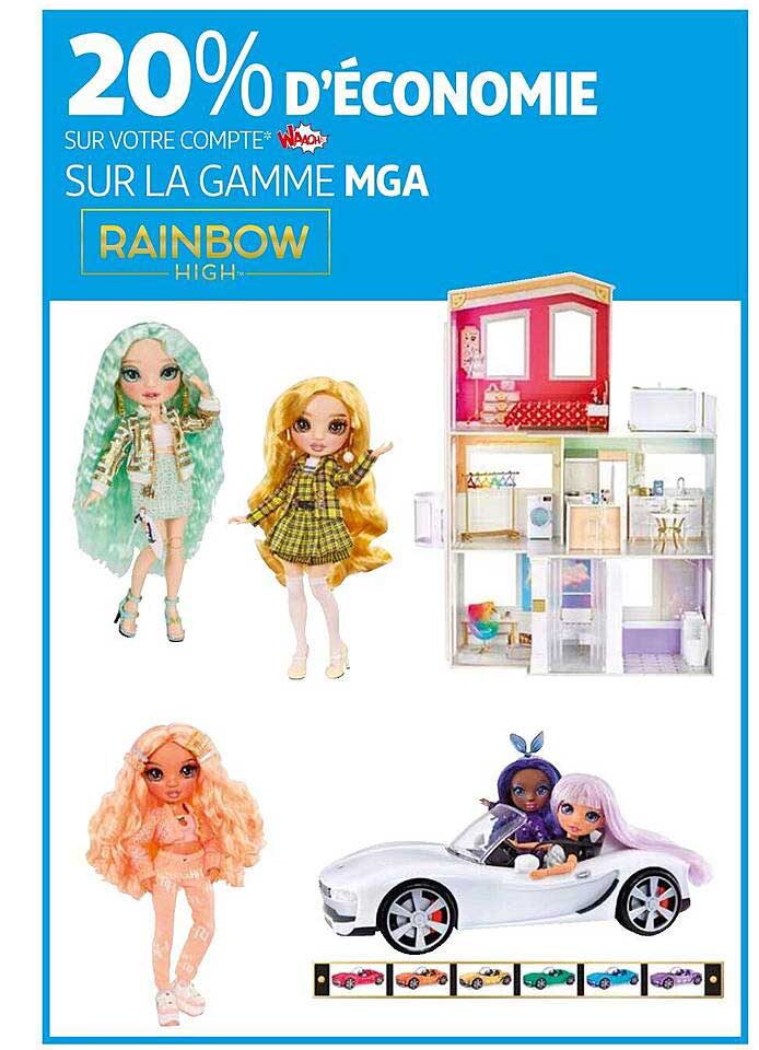 la gamme mga rainbow high