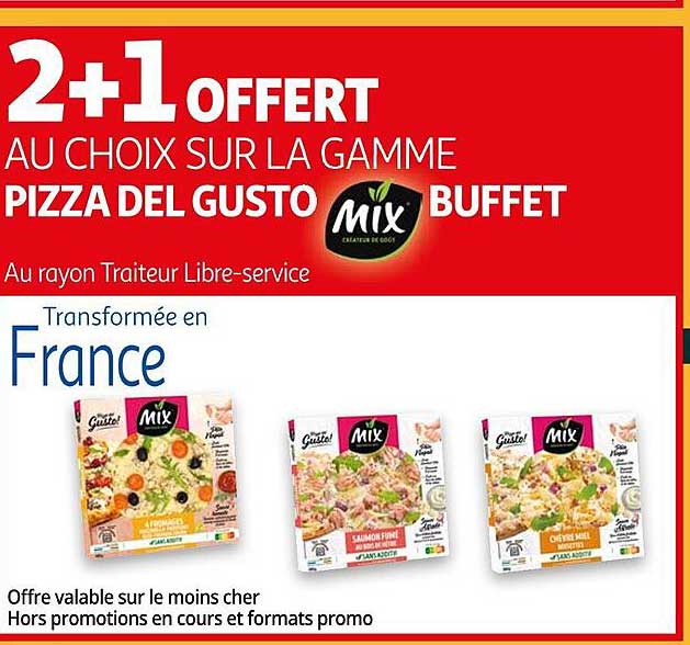 La Gamme Pizza Del Gusto Mix Buffet