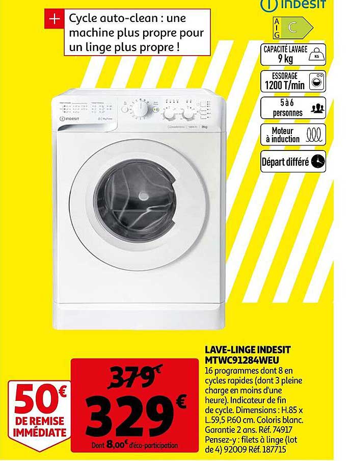 lave-linge indesit