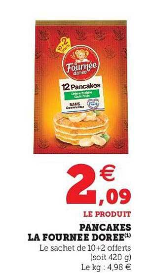 pancakes la fournée dorée