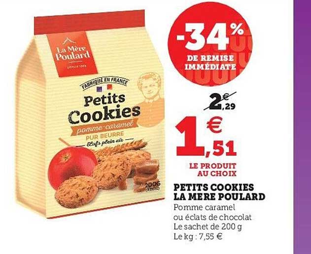 petits cookies la mère poulard