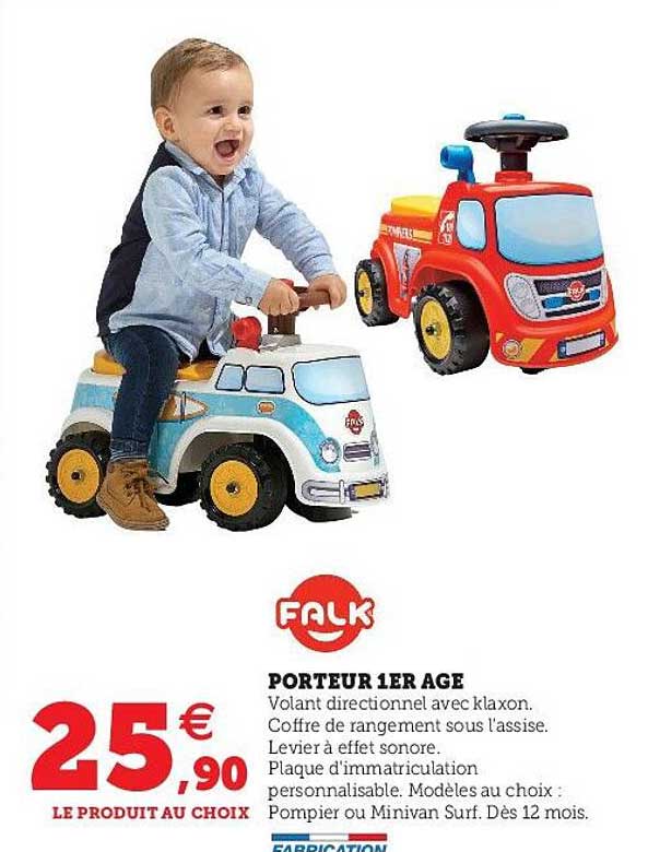 porteur 1er âge falk