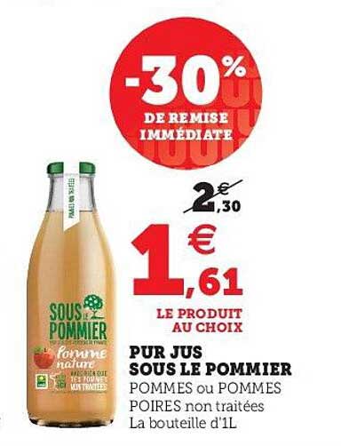 pur jus sous le pommier
