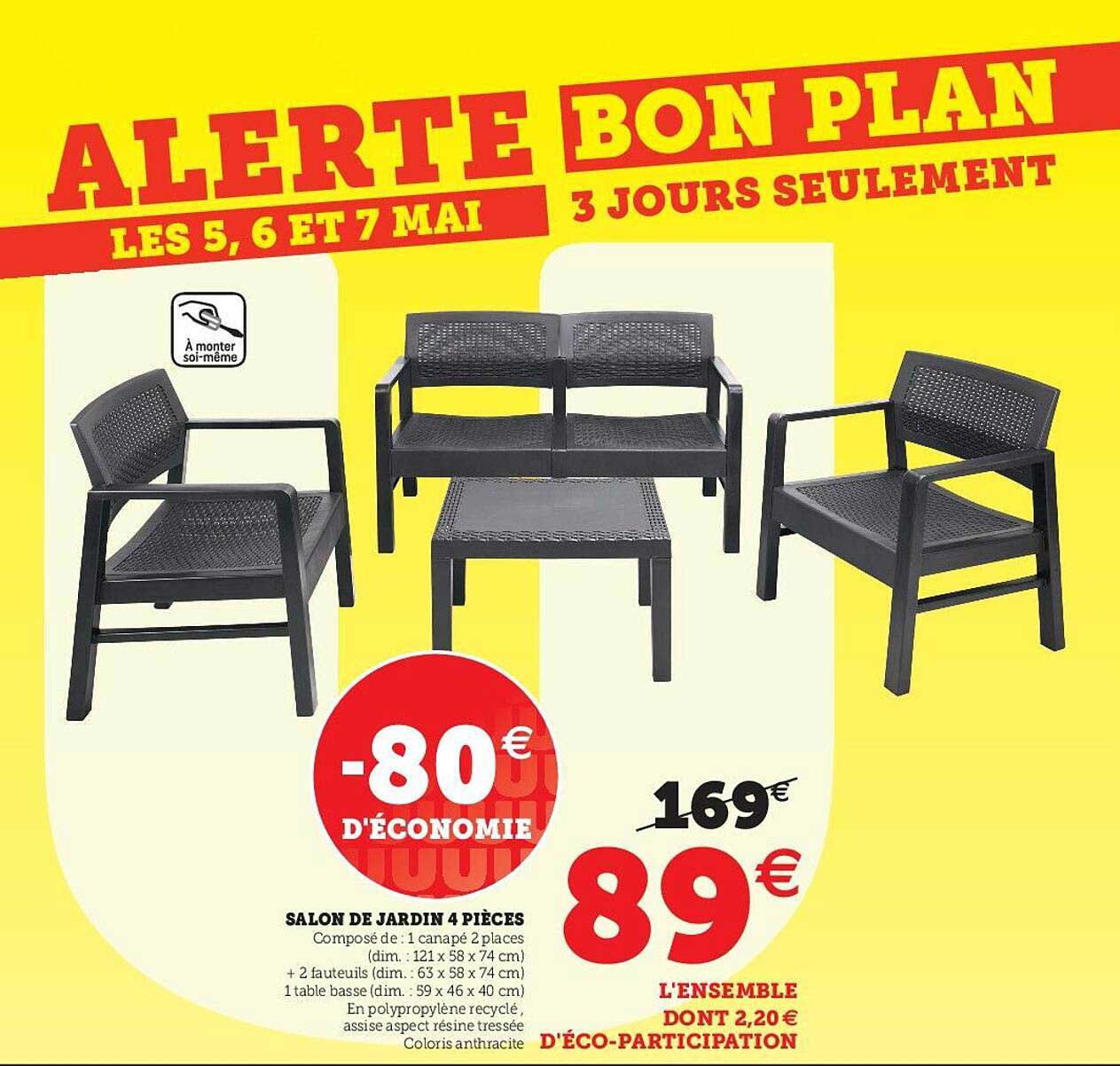 Salon De Jardin 4 Pièces