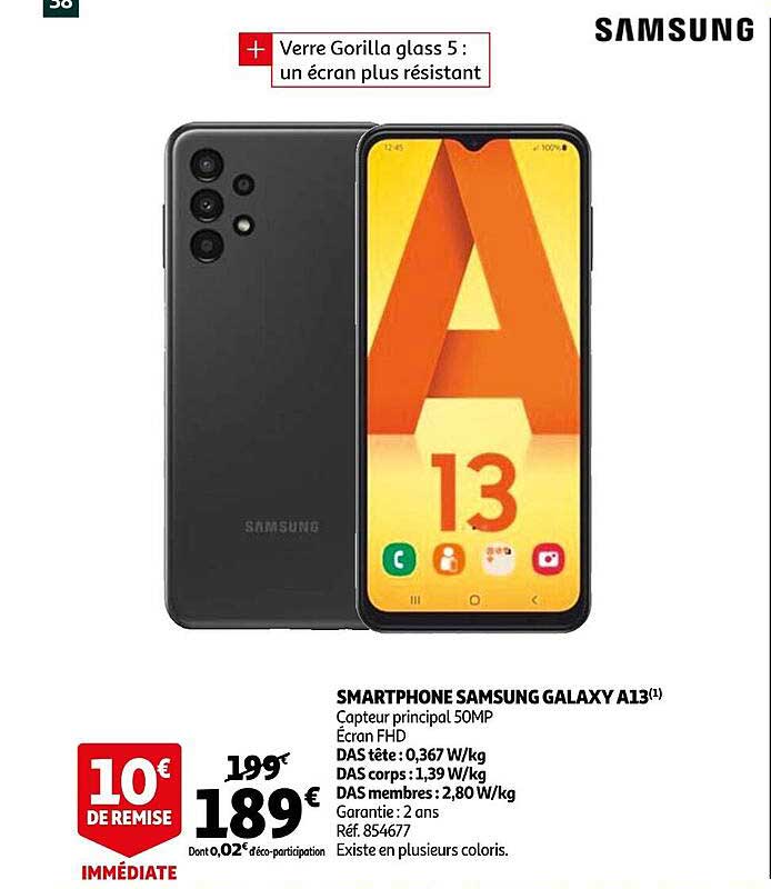 smartphone samsung galaxy a13