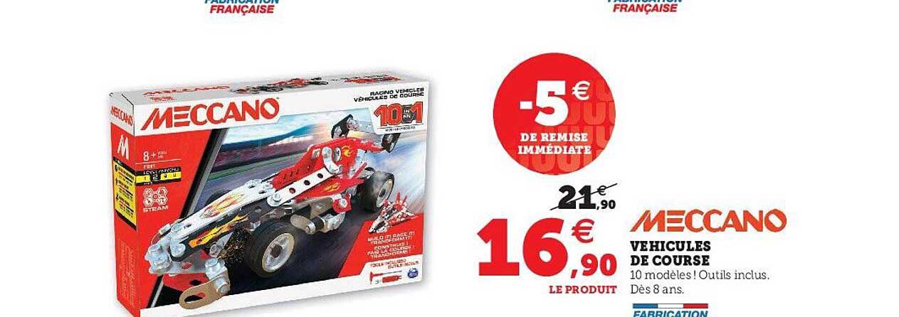 Véhicules De Course Meccano