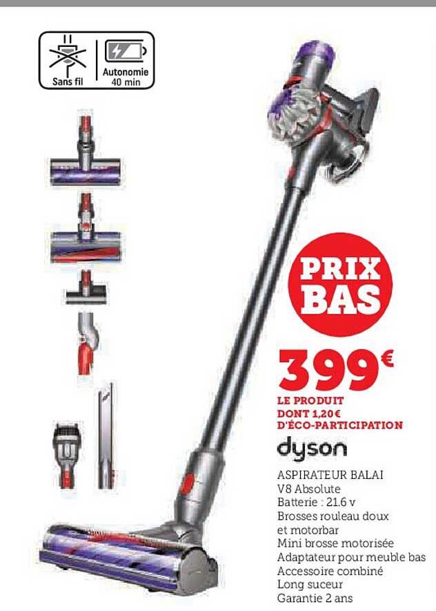 Aspirateur Balai V8 Dyson
