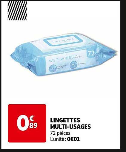 Lingettes Multi-usages