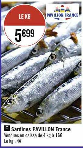 sardines pavillon france