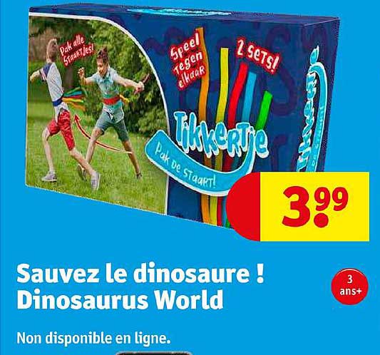 sauvez le dinosaure ! dinosaurus world