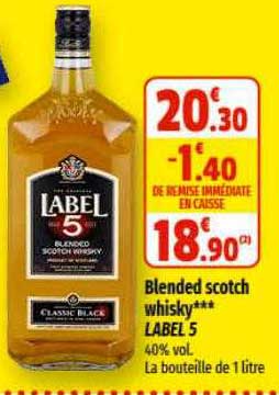 Blended Scotch Whisky Label 5