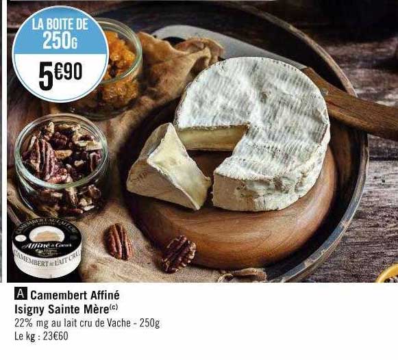 camembert affiné isigny sainte mère