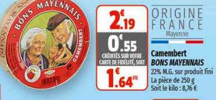 camembert bons mayennais