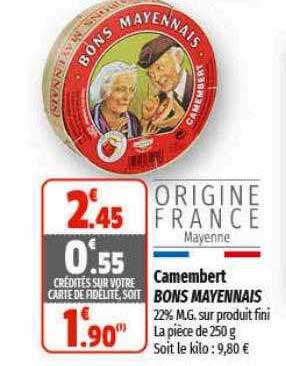 camembert bons mayennais