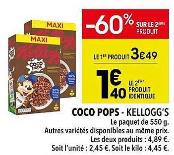 coco pops - kellogg's