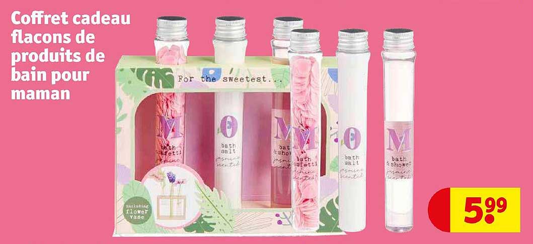 Coffret Cadeau Flacons De Produits De Bain Pour Maman