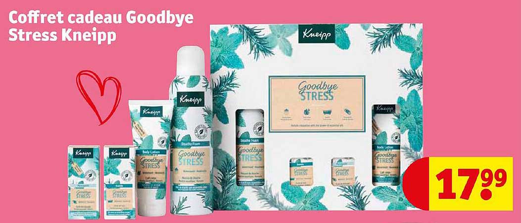 coffret cadeau goodbye stress kneipp