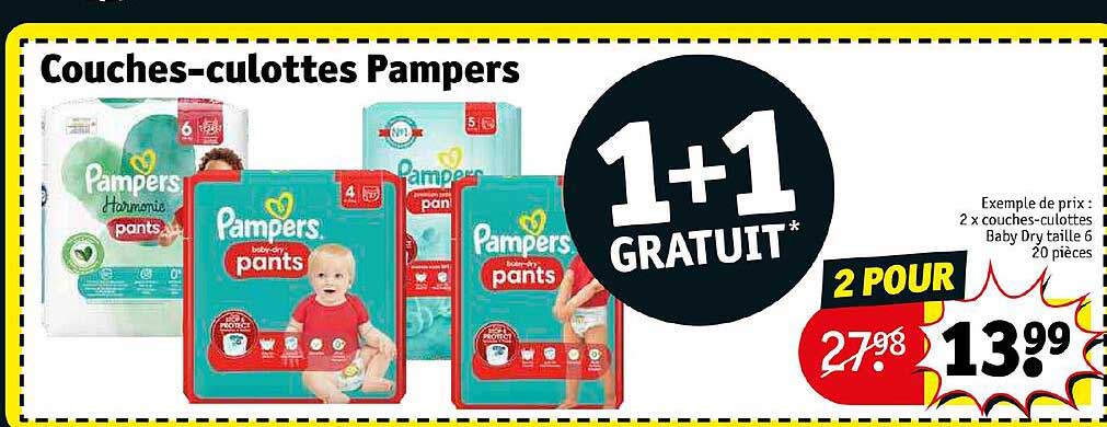 couches-culottes pampers