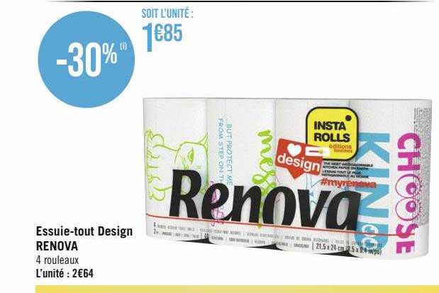 essuie-tout design renova