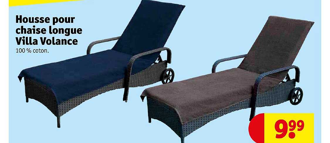housse pour chaise longue villa volance