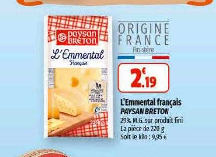 l'emmental français paysan breton