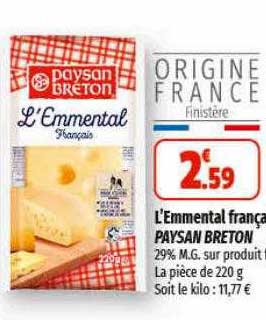 l'emmental français paysan breton