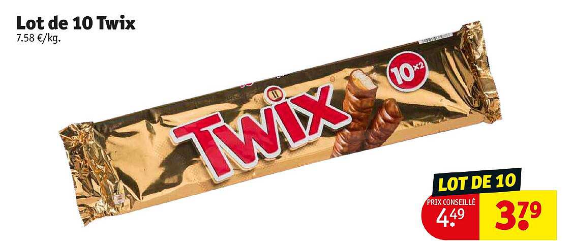 Lot De 10 Twix