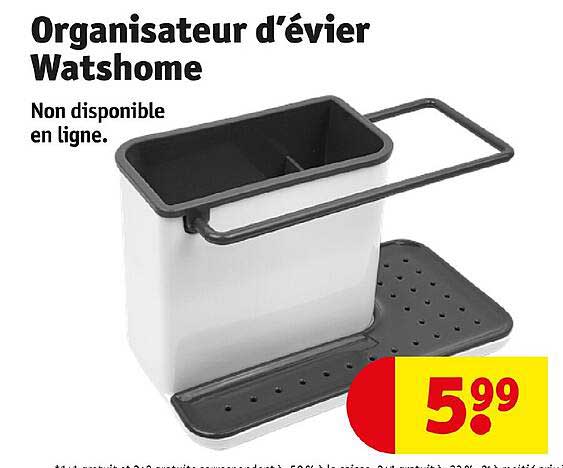 organisateur d'évier watshome