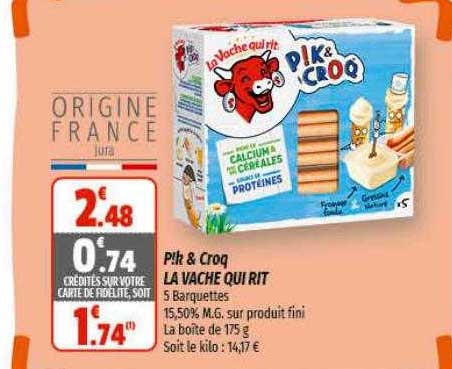 p!k & croq la vache qui rit