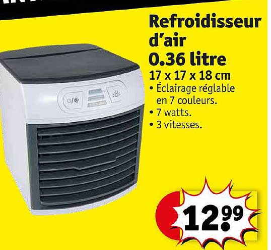 refroidisseur d'air 0.36 litre