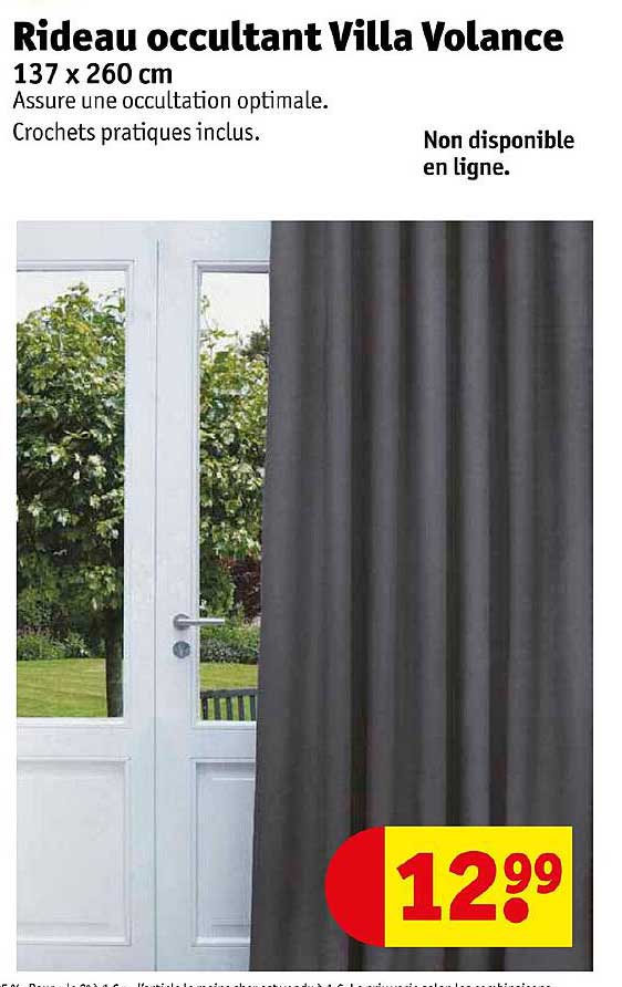 rideau occultant villa volance