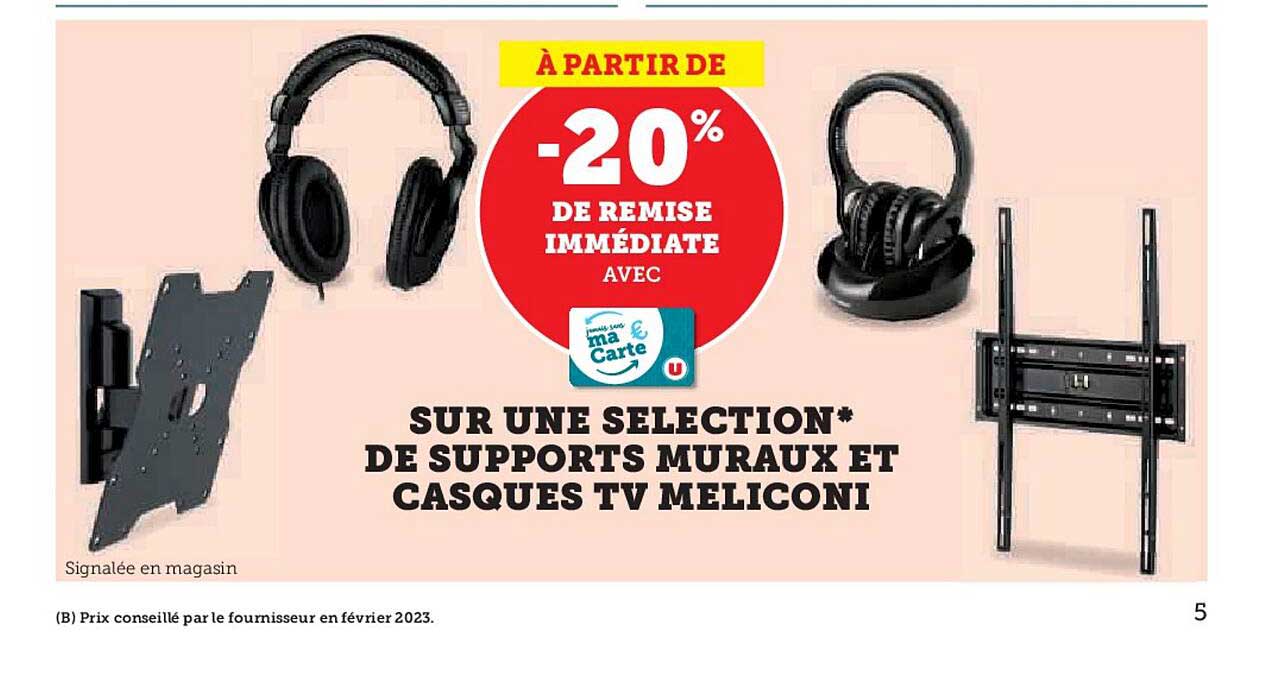 Supports Muraux Et Casques Tv Meliconi