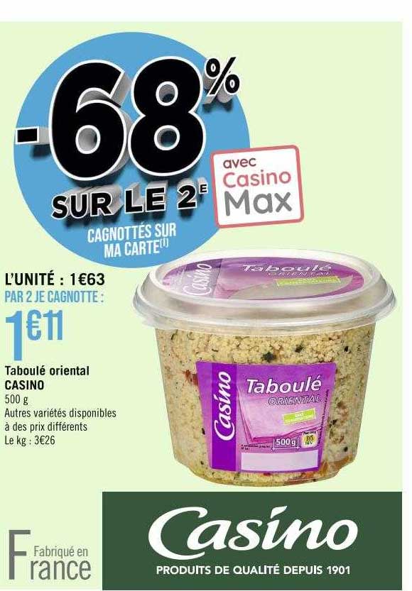 Taboulé Oriental Casino