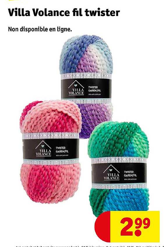 villa volance fil twister