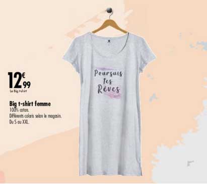 Big T Shirt Femme
