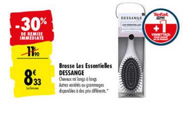 brosse les essentielles dessange -30% de remise immédiate