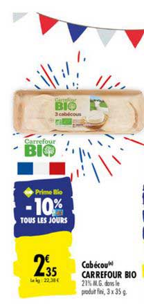 Cabécou Carrefour Bio