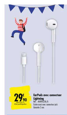 earpods avec connecteur lightning