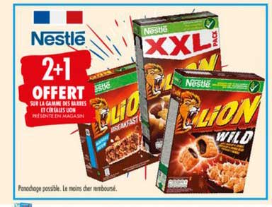 Nestlé 2+1 Offert