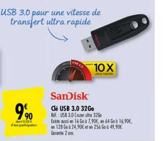 sandisk clé usb 3.0 32go