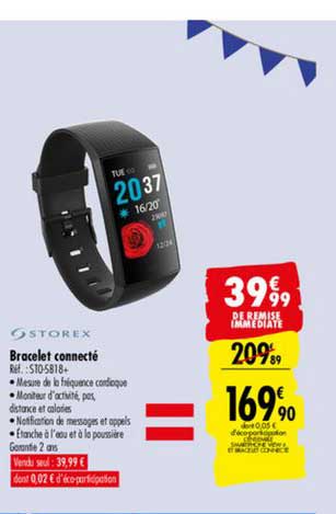 Storex Bracelet Connecté