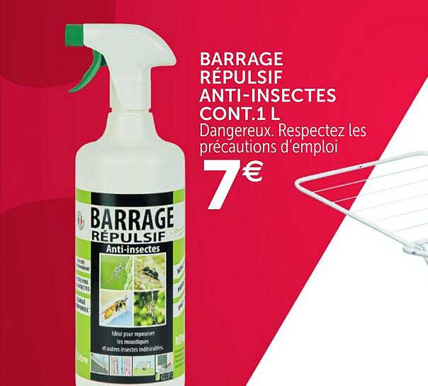 barrage répulsif anti-insectes cont.1 l